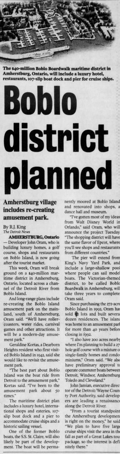 Bob-Lo Island - New Ideas June 1999 (newer photo)